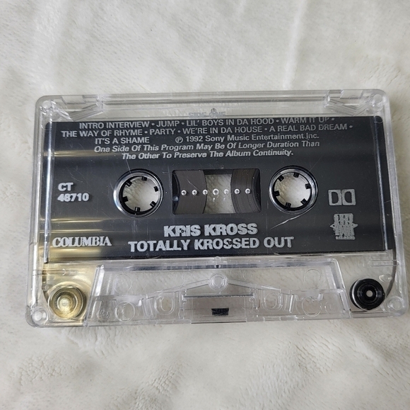 Kris Kross Totally Crossed Out Cassette Tape - Picture 3 of 4